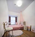 120平现代风格女生卧室粉色装修装饰图片