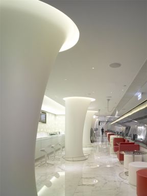 现代风格500平米高端娱乐会所大厅设计图片