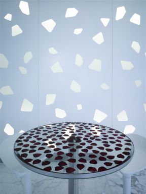 现代风格500平米高端娱乐会所休闲桌椅设计图片
