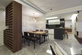 现代简约风格137平米三居室餐厅餐椅设计图片