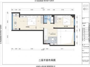 140平米复式楼户型布置图