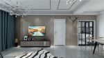 现代简约风格166平米三居客厅电视柜装饰效果图