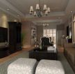 简约美式风格120平三居室客厅电视柜设计效果图