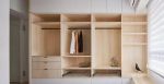 简约风格73平米小户型卧室实木衣柜设计图片
