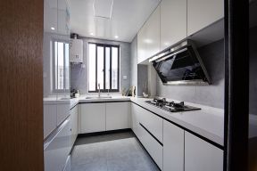 森系风格120平三居白色厨房设计图片