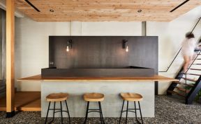 简约风格200平米休闲咖啡厅吧台设计图片