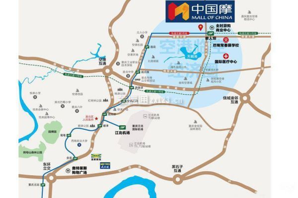 重庆中国摩交通图