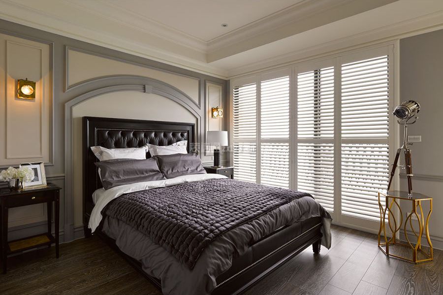 112平米现代欧式风格三居卧室设计图片