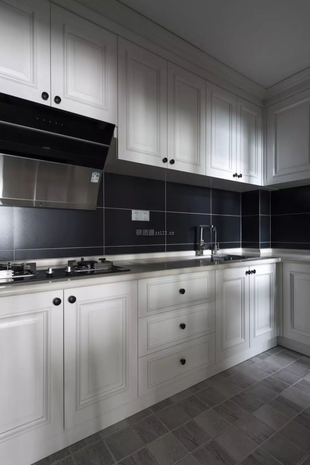 现代北欧风格92平米两居厨房家装图片