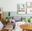简约北欧风格98平米两居客厅沙发设计图片