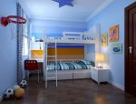 欧式风格儿童房高低床摆放效果图一览