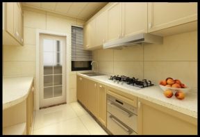 106平米现代简约风格三居厨房橱柜装修效果图