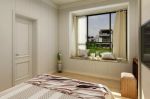78平米现代简约两居室卧室飘窗墙设计效果图