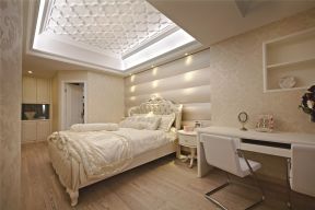 2020法式卧室吊顶装修效果图 2020法式卧室别墅图片 法式卧室装修效果图 