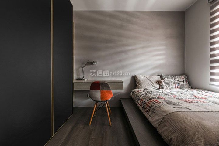 威尼斯水城129平米三居室现代风格卧室装修效果图