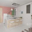 60平小户型厨房吧台装修设计效果图片