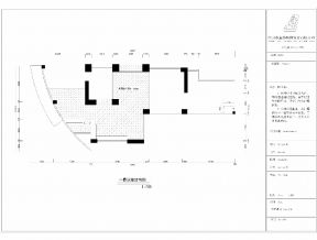 630平米茶餐厅一楼平面布置图