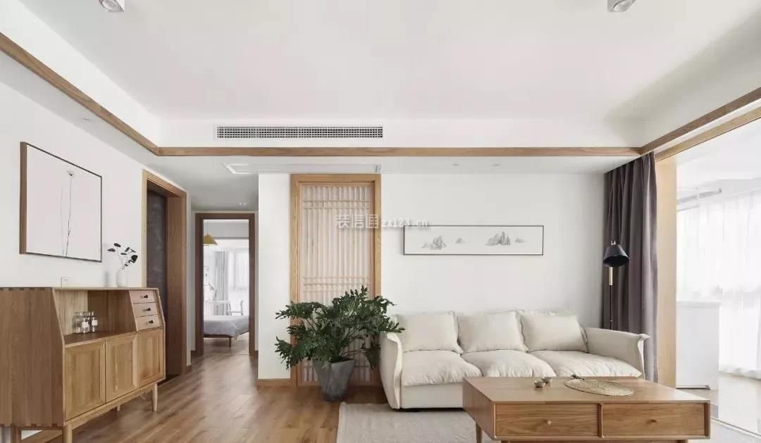 简约日式风格150平米三居客厅沙发装饰图片