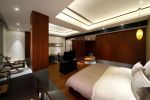 360平中式风格酒店客房木地板装修设计图片
