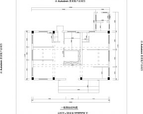 300平米生活馆一楼原始结构图