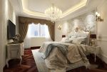 中南世纪城欧式300平别墅卧室装修案例