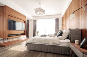 白桦林间216㎡新中式三居室卧室装修效果图