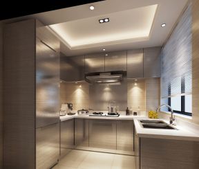 仁恒G53公寓116平米三居室混搭风格厨房装修效果图