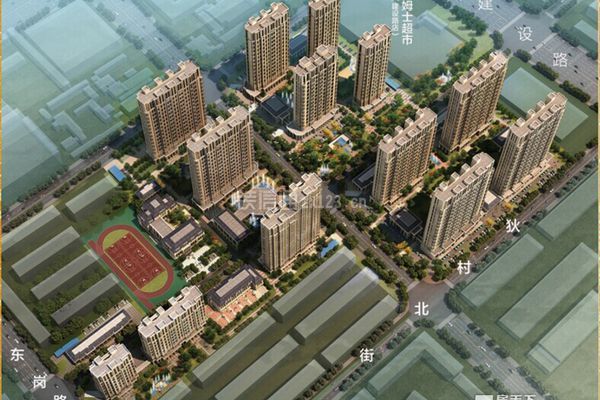 中正锦城项目鸟瞰图