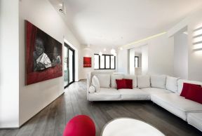 色布艺沙发图片 2020客厅白色沙发效果图 布艺白色沙发图片 