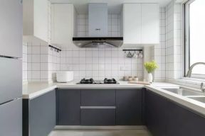 小北欧风格140平米三居厨房设计图片