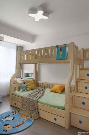 海洋半岛95平米三居室混搭风格儿童房装修效果图