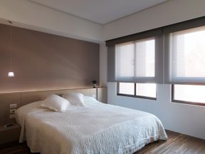 简约风格124平米三居卧室窗户设计图片