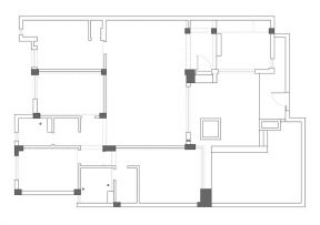 2023三居室住宅户型平面设计图