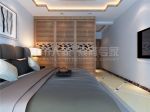 新中式风格126平方米三居卧室衣柜家装效果图