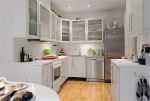 北欧风格小户型白色厨房装修设计图