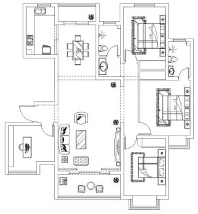 2023房屋三居室户型图赏析