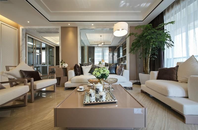 2020现代风格客厅沙发  现代风格客厅沙发背景墙 
