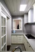 小美式风格118平米三居厨房橱柜家装图片