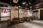 中式风格900平米火锅餐厅墙面手绘设计图片