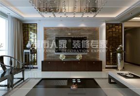 電視墻新中式裝修效果圖 電視墻新中式效果圖 