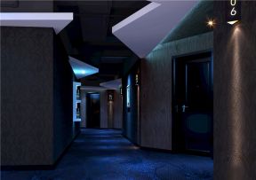 现代风格1600平米精品酒店走廊装修效果图