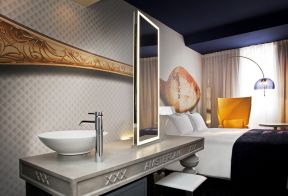 地中海风格1600平米酒店客房设计图片