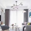91平米北欧简约风格二居客厅沙发设计图片