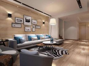 南宁江湾山语城2023现代客厅沙发装修设计图