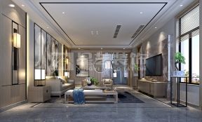 现代中式风格别墅客厅壁灯设计效果图赏析