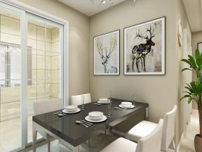 现代风格三居室餐厅餐桌装饰图片赏析