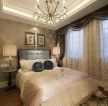 法式轻奢浪漫风格卧室窗帘装饰装修图片