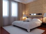 现代风格别墅卧室床头软包背景墙效果图大全