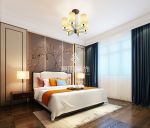 新中式风格541平米别墅卧室床头灯装潢效果图