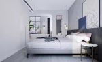 104平米现代北欧风格三居卧室搭配设计图